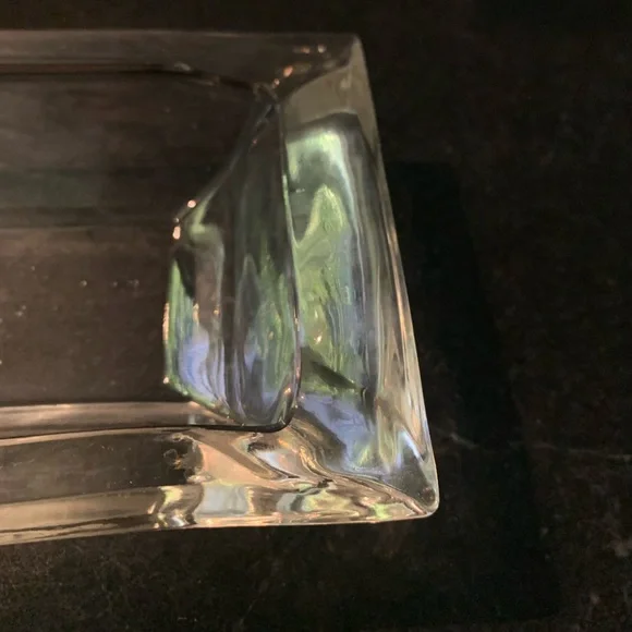 VINTAGE | Rectangular Glass Ashtray - Picture 7 of 7